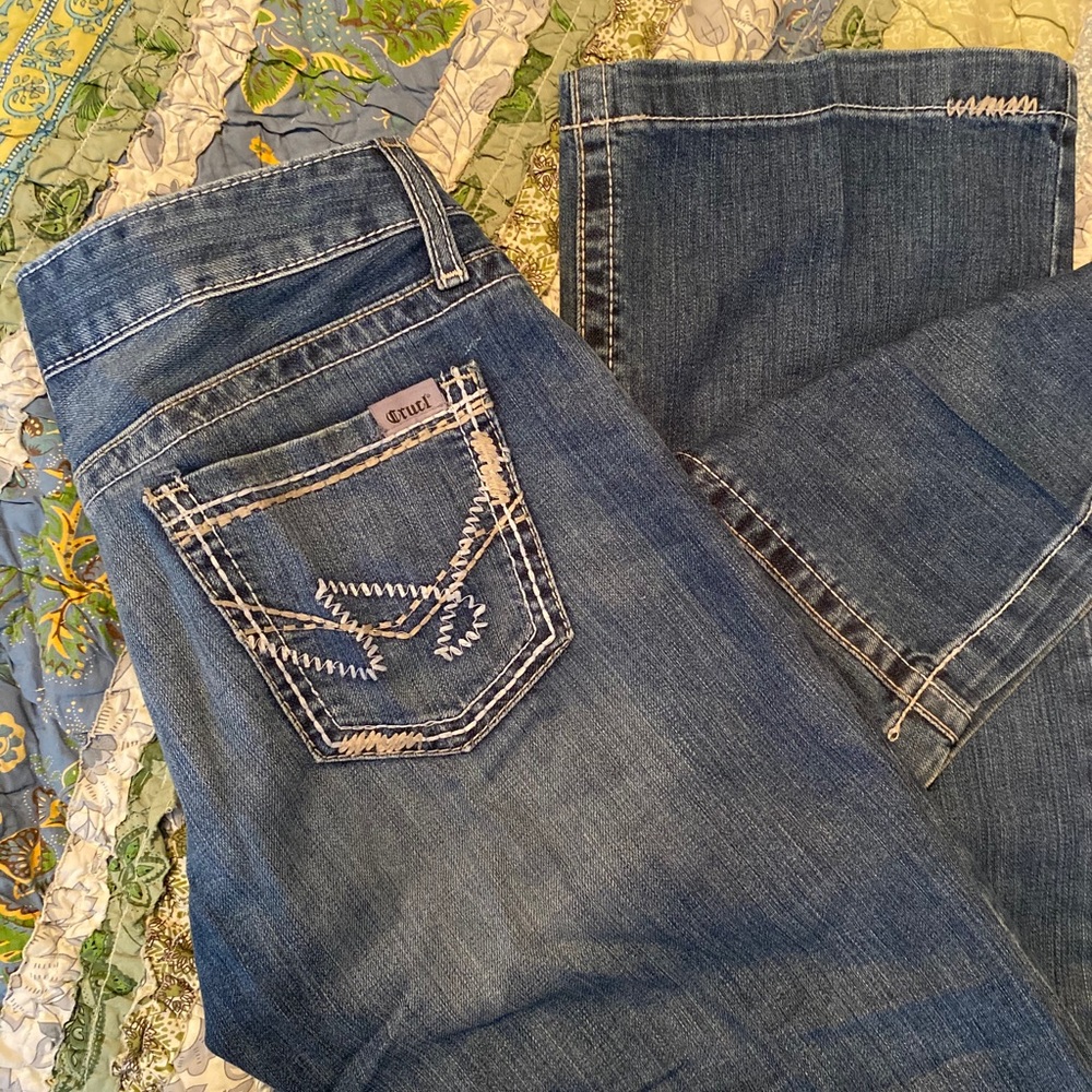 Cruel Jayley sz 3/27 wide leg jeans